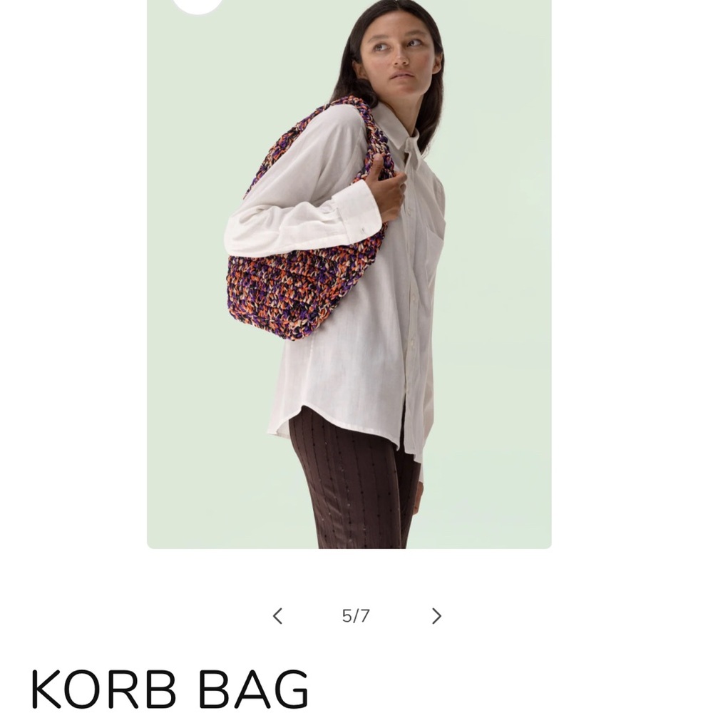 Gemsun Korb Woven Raffia Bag